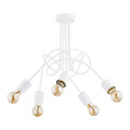 Pendant Lamp Tango 5 x 60W E27, white