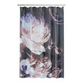 Shower Curtain GoodHome Remora 180 x 200 cm, flowers