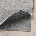 KNARDRUP Rug, low pile, light grey, 133x195 cm