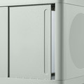 IVÖSJÖN Wash-basin base cabinet, with sliding doors/green, 50x33x57 cm