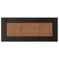 STUDSVIKEN Drawer front, dark brown/woven poplar, 60x26 cm