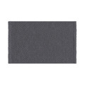 GoodHome Bath Mat Elland 50 x 80 cm, ebony