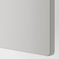 SMÅSTAD / PLATSA Wardrobe, white/grey, 60x57x123 cm