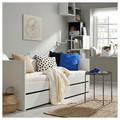 VIHALS Trundle bed, white, 80x200 cm