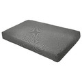 FRÖSÖN Cover for seat cushion, dark grey outdoor, 124x62 cm
