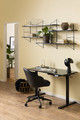 Wall Shelf Combination Belfast 2, grey/black