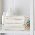 KRAMA Washcloth, white, 30x30 cm, 10 pack