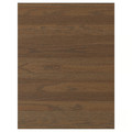 STENSTA Cover panel, dark brown ash veneer, 62x80 cm