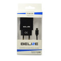 Beline Wall Charger EU Plug 2x USB + USB-C 2A, black