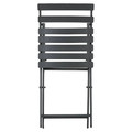 Hesperide Folding Garden Chair Greensboro, graphite