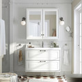 TÄNNFORSEN Wash-stand with drawers, white, 100x48x63 cm
