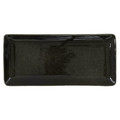 Ceramic Tray Negro 33x15, black