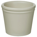 KÖRSBÄRSBJÖRK Plant pot, light grey/beige, 6 cm