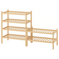 VASSKÄR Hallway furniture, set of 3, bamboo