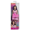 Barbie Fashionistas Doll #224 With Black Hair, Pink Gingham Dress, 65th Anniversary HRH21 3+