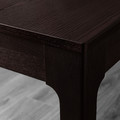 EKEDALEN / EKEDALEN Table and 2 benches, dark brown/dark brown, 120/180 cm