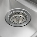 VATTUDALEN Inset sink, 1 bowl with drainboard
