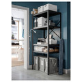 BROR Shelving unit, black, 85x55x190 cm