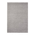 KNARDRUP Rug, low pile, light grey, 133x195 cm