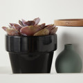 Plant Pot GoodHome 9 cm, black