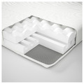 ÅFJÄLL Foam mattress, medium firm/white, 160x200 cm