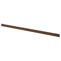 STENSTA Plinth, dark brown ash effect, 220x8 cm