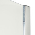 Shower Panel Onega 90, chrome/clear glass