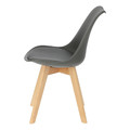 Dining Chair Norden Cross PP, dark grey