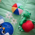 SANDBI Musical toy, apple and worm red/green