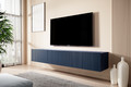 Wall-mounted TV Cabinet Nicole 200 cm, dark blue