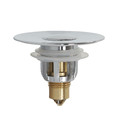 Sink Plug with Filter and Chrome Finish 6cm