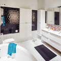 Bathroom Wall Cabinet GoodHome Imandra 40x90x15cm, white