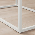 VIKHAMMER Nightstand, white, 60x39 cm