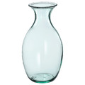 BERGKÖRSBÄR Vase, glass/green, 28 cm