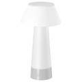 SOLVINDEN Table lamp, battery-operated/white, 20 cm