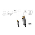 LogiLink Cable USB-C to HDMI 4K 60Hz 1.8m