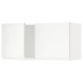 METOD Wall cabinet with 2 doors, white/Voxtorp matt white, 80x40 cm