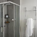 GoodHome Wall-mounted Towel Rail Koros, chrome