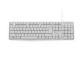 Natec Wired Keyboard Nautilus US Slim, white