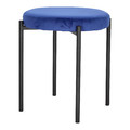 Stool Madonna, velvet, blue