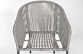 Outdoor Chair VICTORIA, black-grey