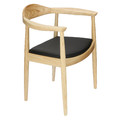 Chair President, wooden, natural