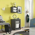 TROFAST Wall storage, grey/white, 34x21x30 cm