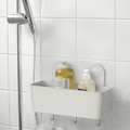 RÅNEN Shower/soap basket with hook, 26x21 cm