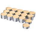 LOTSFÅGEL Scented tealight, Peach light orange, 3.5 hr, 30 pack