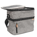 Thermal Lunch Bag Zippi XL, grey