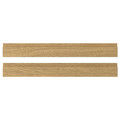 VOXTORP Drawer front, oak effect, 80x10 cm