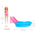 Barbie Doll And Pool Playset HRJ74 4+