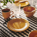 SANDSKÄDDA Side plate, yellow, 20 cm