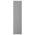 GULLABERG Door with hinges, grey, 50x195 cm